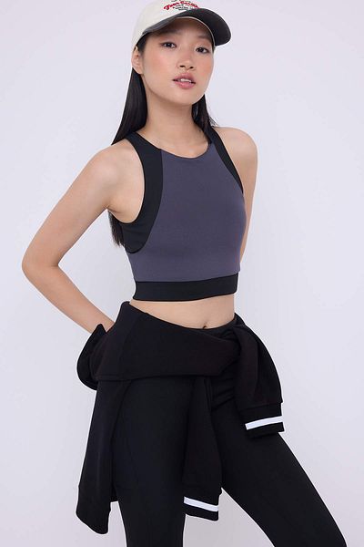 Trendyol Collection Teen Black Soft Brushed Fabric Strap Detail Sports Top/Blouse Thmaw26Bz00003