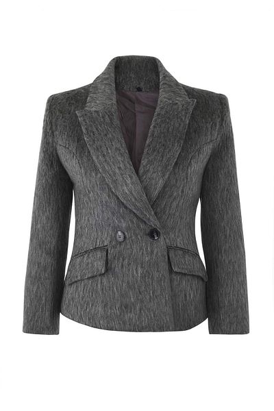Trendyol Collection Anthracite Blazer Jacket Twoaw26Bc00026
