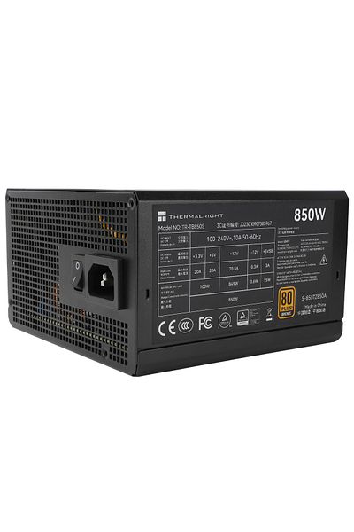 ThermalRight Non-Modular Power Supply TR-TB 650 S 80+ Bronze - Black