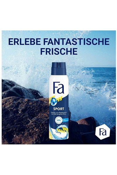 Fa Sport Deodorant Spray for Men – Long-Lasting Freshness – 150ml