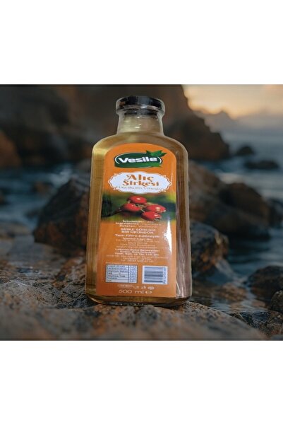 Vesile Doğal Alıç Sirkesi 500 ml - – Tansiyon – Sindirime Destek