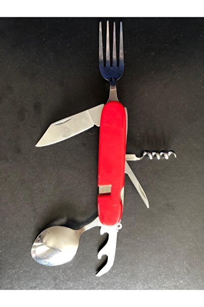 Genel Markalar Fonksiyonlu Çatal Kaşıklı Kumanya Çok Amaçlı Pratik Kamp Kaşık...