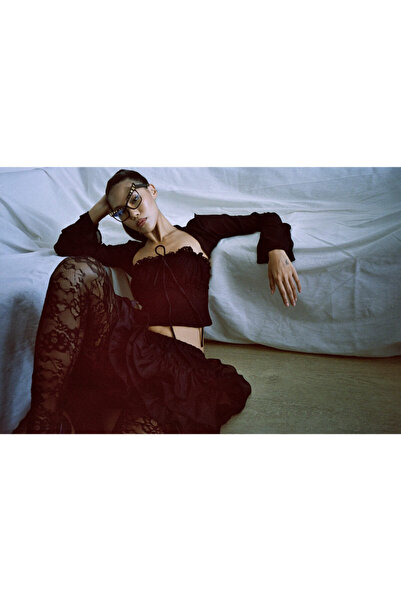 Kikiriki Black Strapless Bustier & Tulle Bolero & Mini Skirt Set