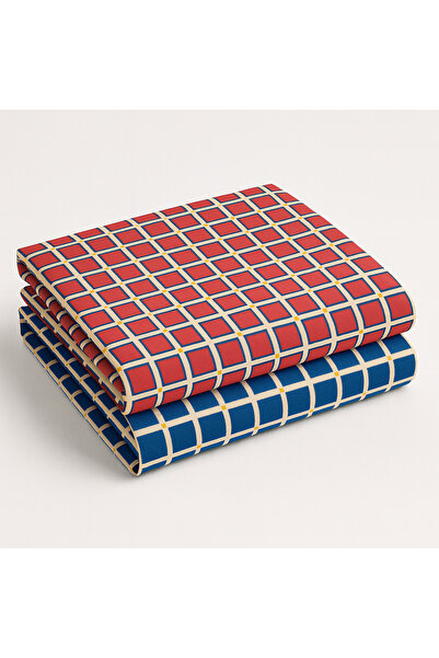 English Home Tesselation Double Sided 100% Cotton Pillow Case