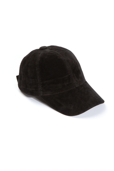 BAHELS Black Basic Suede Cap Hat