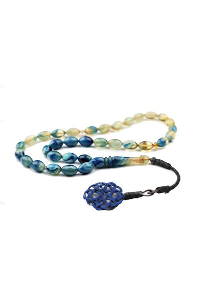 PİGADO 1000 проба срібний Kazaz з бахромою, синій з візерунком, стискається, ...