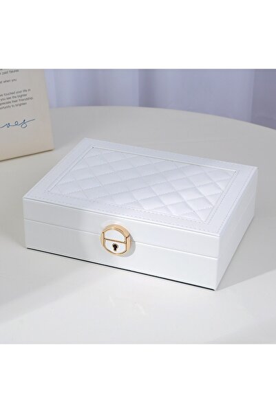 gaman Cutie de bijuterii Organizator Organizator Cutie de bijuterii cu chei Colier Cercei Cutie ceas