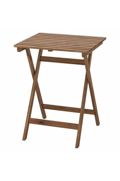 IKEA Askholmen Katlanabilir Masa, Açık Kahverengi