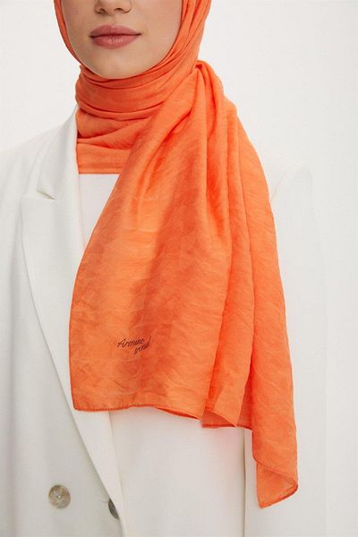 Armine Outlet, Organic Cotton Shawl - 450 - Orange