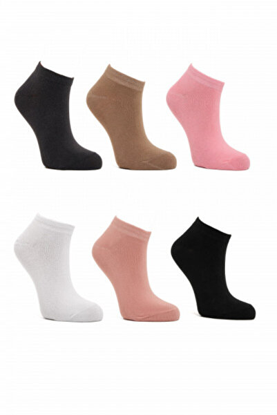 Centini FEMEI Sosete scurte dama, set 6 perechi, multicolor