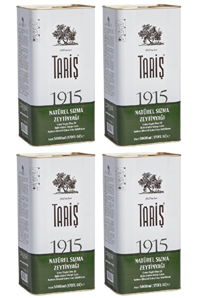 Tariş 1915 Natürel Sızma Zeytinyağı 5000 Ml × 4 Adet