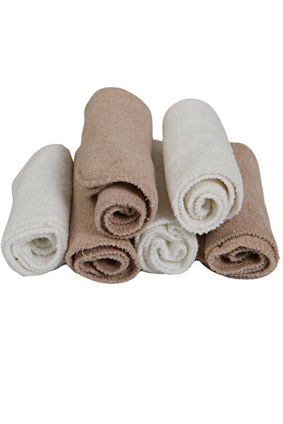 Baby Shez 100% Cotton Set of 6 Newborn Baby Towel Mouth Wipes