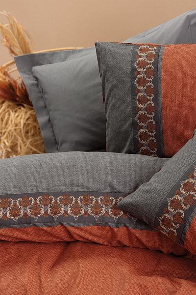 Cotton Box Folk Ark Double Duvet Cover Set Tamaya Tile