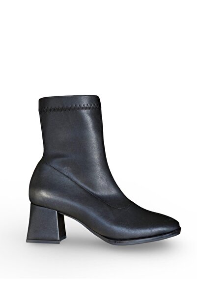 YALINAYAK Lpy1256 Kadın Streç Bot Siyah