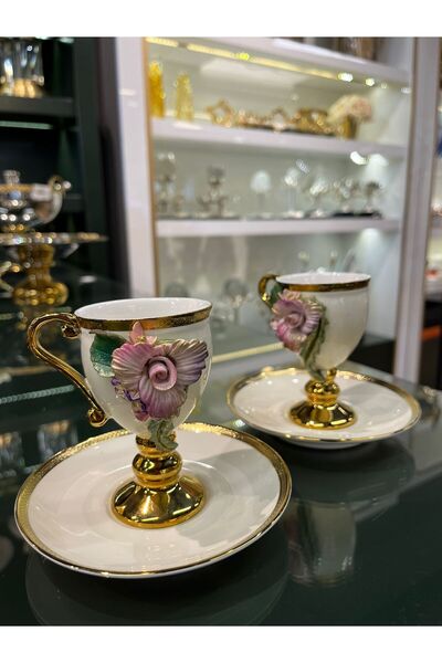 P&ORA PREMIUM KITCHEN PRODUCTS P&ORA 2 Lİ KAPİTOMONTELİ FİNCAN TAKIMI