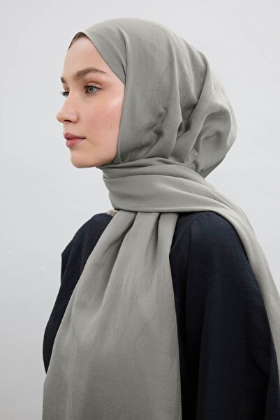 Qef Cotton Line Shawl Sand Beige