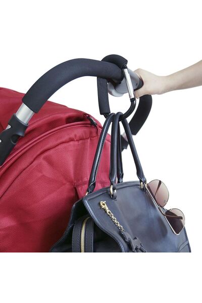 PIKKABOO Universal Non-Slip Metal Stroller Hook