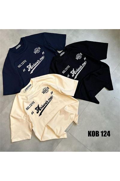 ROGERS UNISEX OVERSIZE EMBROIDERY T-SHIRT
