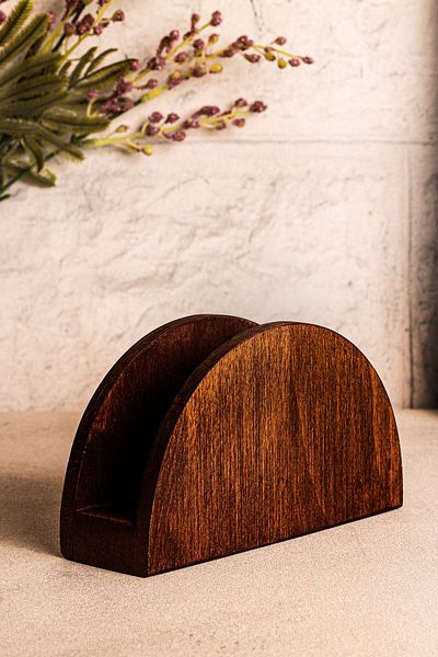 Snippy Maro - Wooden Napkin Holder Desktop Napkin Organizer