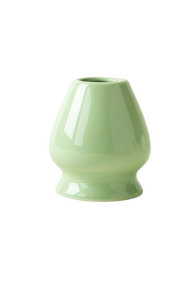 Chavin Ceramic Matcha Tea Brush with Bamboo Whisk Holder and Cave Cin580