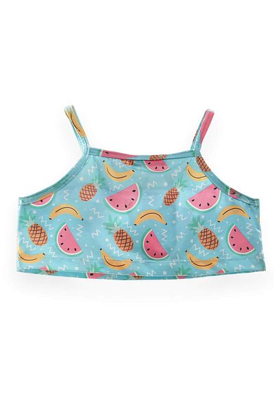 MARKAPIA WOMAN Girl's Tropical Fruit Patterned Bikini Set