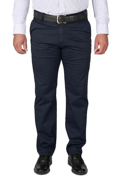 Centini Men's pants with slant pocket, Adno, navy blue