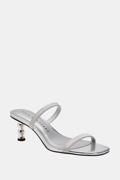 Katy Perry Leilei Women's Silver Heeled Shoes