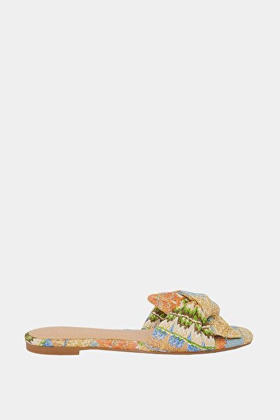 Katy Perry The Halie Bow Women's Natural Multi Bow Slippers