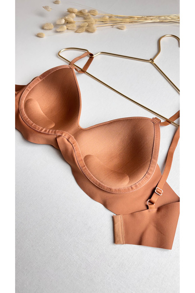 HEROSE Lazer Kesim Micro Kumaş Parmak Destekli Sütyen