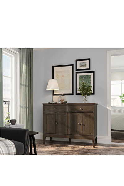 IKEA Idanäs Dolap, Koyu Kahve, 124x50x95 Cm