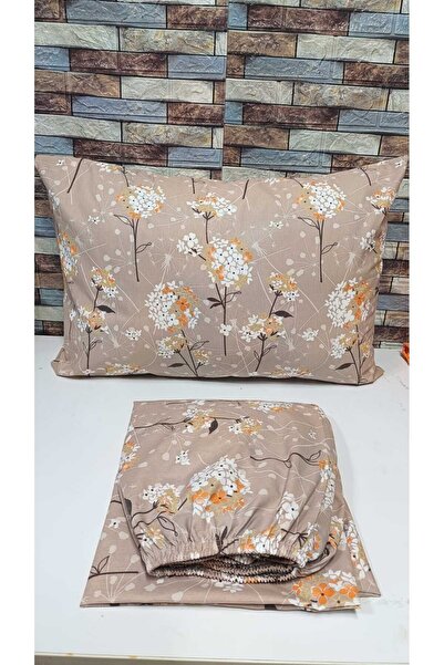 Gasel Home DOUBLE PERSON COTTON RANFORCE FABRIC RUBBERED LEAF SET