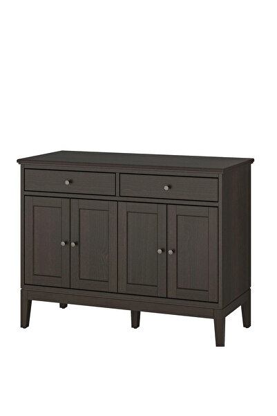 IKEA Idanäs Dolap, Koyu Kahve, 124x50x95 Cm