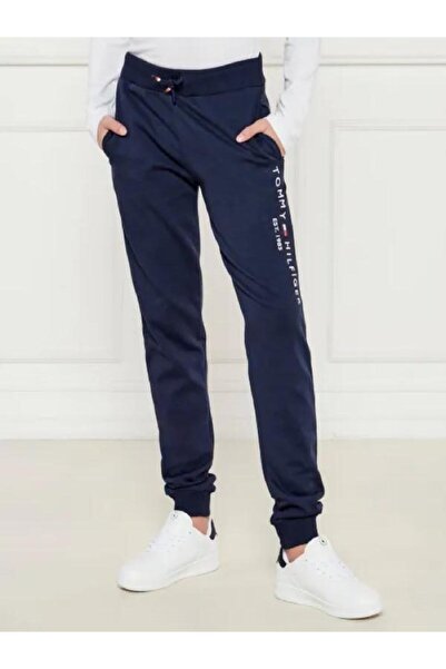 Tommy Hilfiger SAF PAMUKTAN ÜRETİLMİŞ UNISEX ESSENTIAL KOŞU PANTALONU ÇOCUK