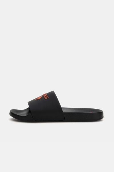 Guess SLIDES PALMA Erkek Siyah Terlik F5GZ05BB00F-JBLK