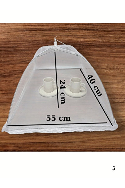 NaturalCharm Beyaz Mesh Yiyecek Koruma Çadırı – Böcek Geçirmez Kapak, Piknik ...