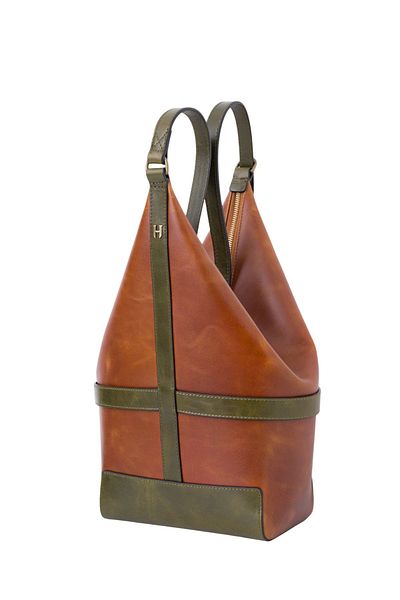 HELMBROOK Claire Genuine Leather Unisex Shoulder Bag with Strap
