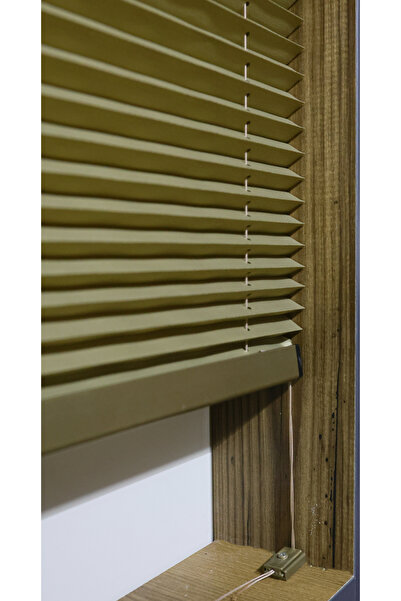 Entextile BRONZ Plise Katlanır Cam Balkon Perdesi - Ofis Perdesi - Ev Perdesi...