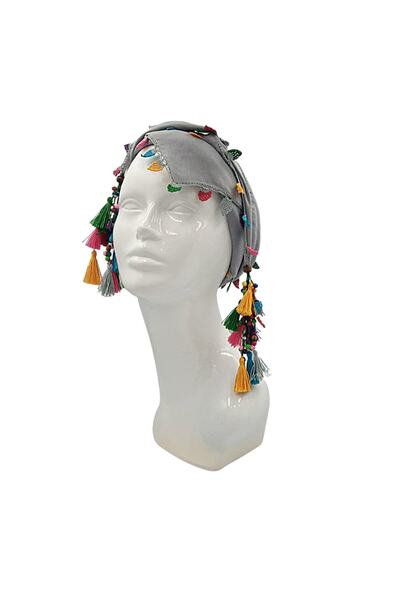GÖNENKADIN Tığ Oyalı Bandana Fular