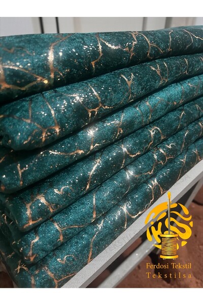 Tekstilsa Диванний чохол Нова мода Золотим фольгою Декоративний хакі ЗЕЛЕНИЙ ...