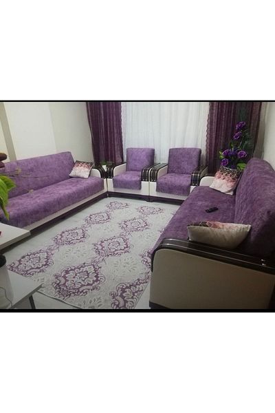 Tekstilsa غطاء سرير أريكة الأريكة أرجواني أرجواني أرجواني نمط الوريد غير قابل للانزلاق قاعدة إسفنجية علوية من القماش المخملي قطعة واحدة