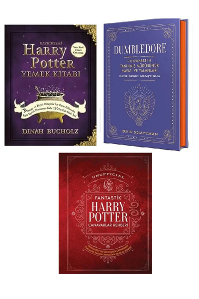 Martı Yayınları Harry Potter Evreni 3 Kitap Set / Yemek Kitabı - Büyü Kitabı ...