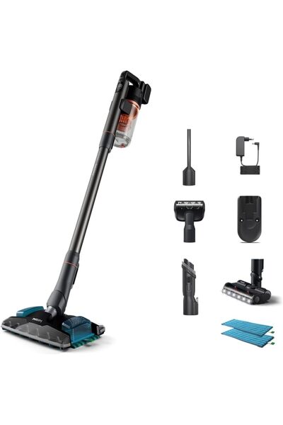 Philips Toz Torbasız 750w Süpürge Powerpro Max Triactive Başlık Hepa 13