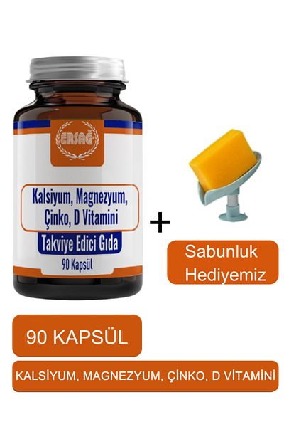 Ersağ Calcium Magnesium Zinc Vitamin D - Our Soap Dish Gift 2024-03