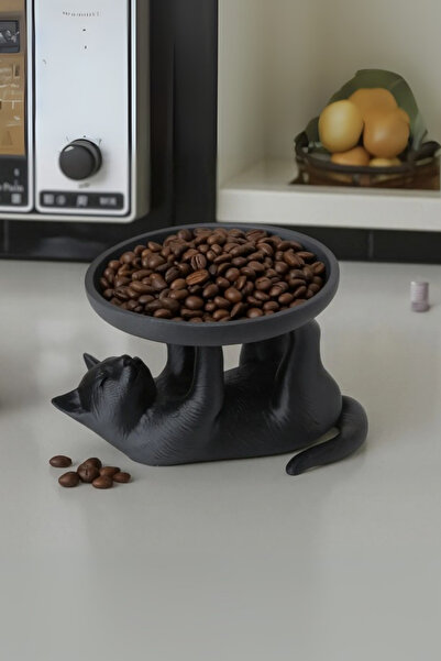 AlaSwan Dekoratif Siyah Kedi Sunumluk, Tabak, Süs, Şekerlik, Altlık – Modern ...