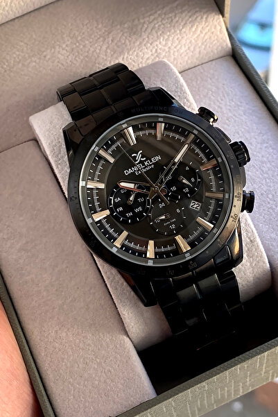 Daniel Klein Yeni Tasarım %100 Orijinal Sevgiliye Özel Siyah Erkek Saati Bile...