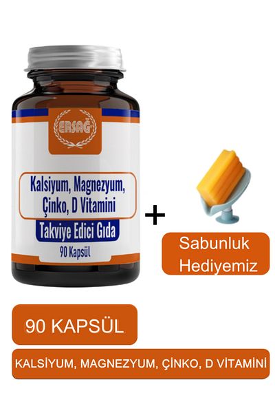 Ersağ Calcium Magnesium Zinc Vitamin D - Our Soap Dish Gift 2024-06
