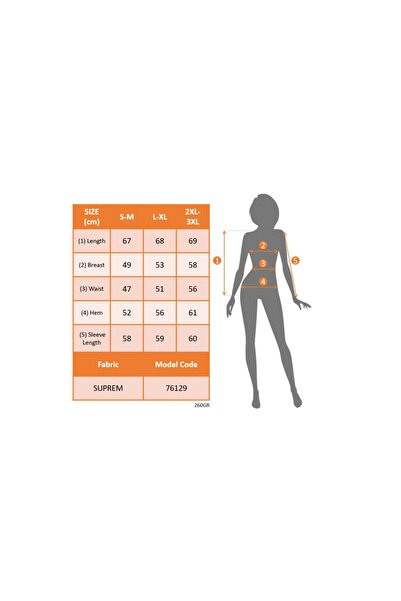 karelin Women's Long Sleeve Crew Neck Print Single Jersey Blouse