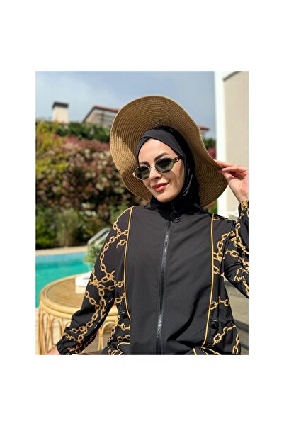 Moodbasic ملابس سباحة نسائية جديدة بسلسلة ذهبية SW36.267