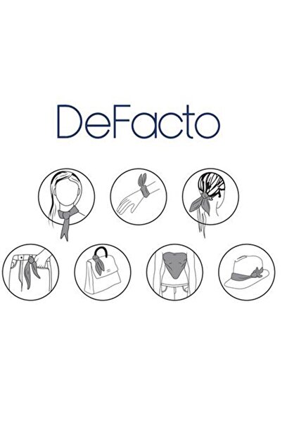 DeFacto Women's Patterned Scarf A0862Ax23Sm