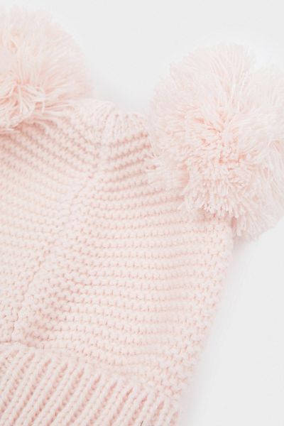 DeFacto Baby Girl Knitted Beanie with Pompom Pattern - C8164A524Wn